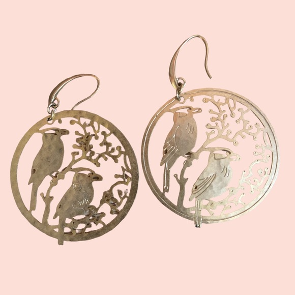 *HP* David Aubrey, TAIE12, Earrings with birds - Picture 3 of 6